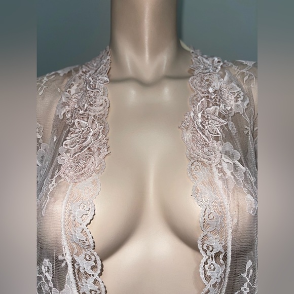 Pat Dahnke Lace Dolman Sleeve Jacket L - Picture 15 of 15